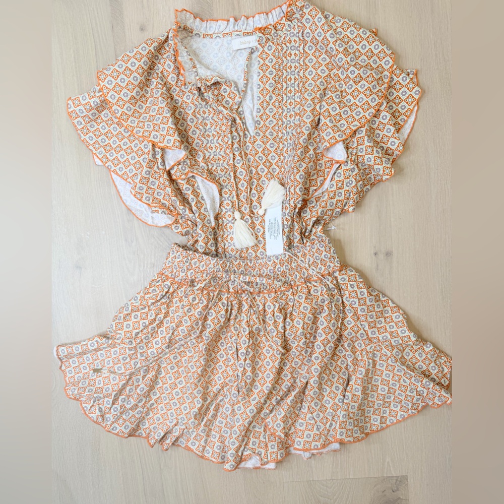 NWT ✨ Anthropologie X Bishop + Young Mosaic Print 2 Piece outfit Size Small $300